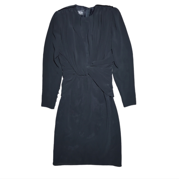 Vintage Ursula Of Switzerland Front Wrap Tie Dress Size 8 - Picture 1 of 7